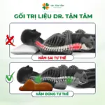 Combo 2 Gối nắn chỉnh cột sống Dr. Tận Tâm hỗ trợ giảm đau cổ vai gáy