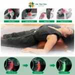 Combo 2 Gối nắn chỉnh cột sống Dr. Tận Tâm hỗ trợ giảm đau cổ vai gáy