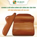 Combo 2 Gối nắn chỉnh cột sống Dr. Tận Tâm hỗ trợ giảm đau cổ vai gáy