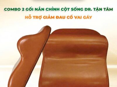 Combo 2 Gối nắn chỉnh cột sống Dr. Tận Tâm hỗ trợ giảm đau cổ vai gáy